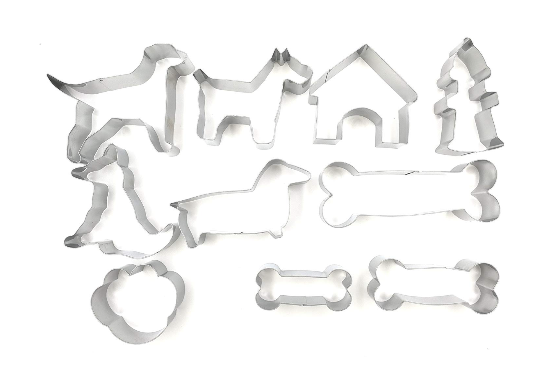 JOKUMO Dog Lover Complete Cookie Cutters Set – 10 PC